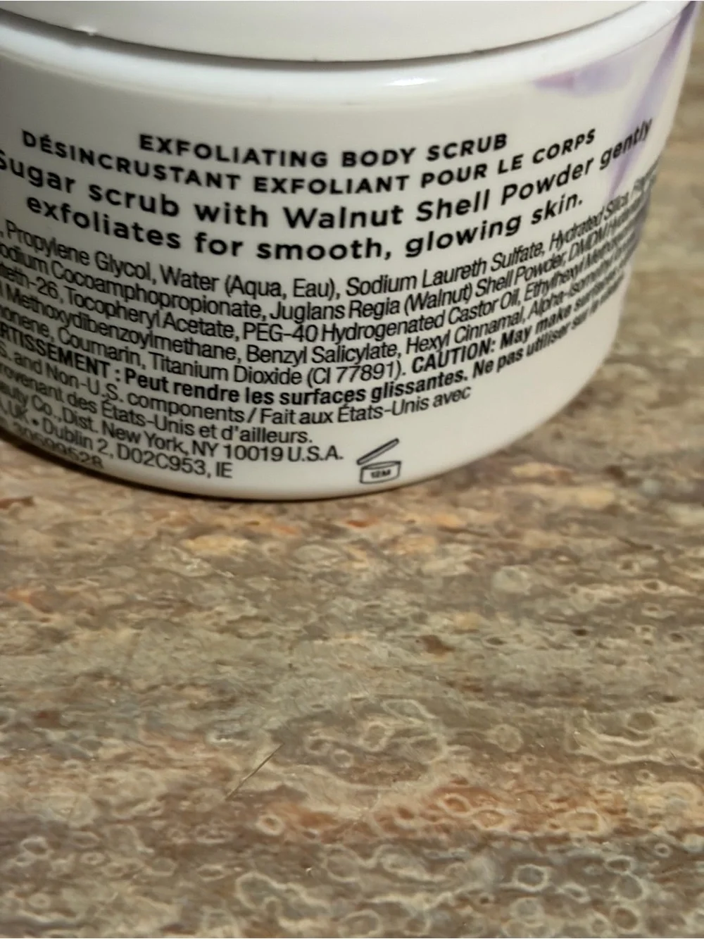 Victoria's Secret Lavender & Vanilla Cream Body Wash and Body Scrub with Walnut